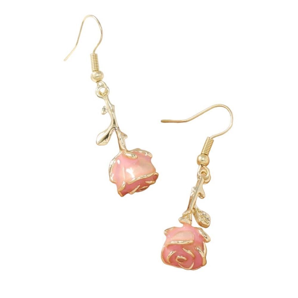 Flower drop earrings #686